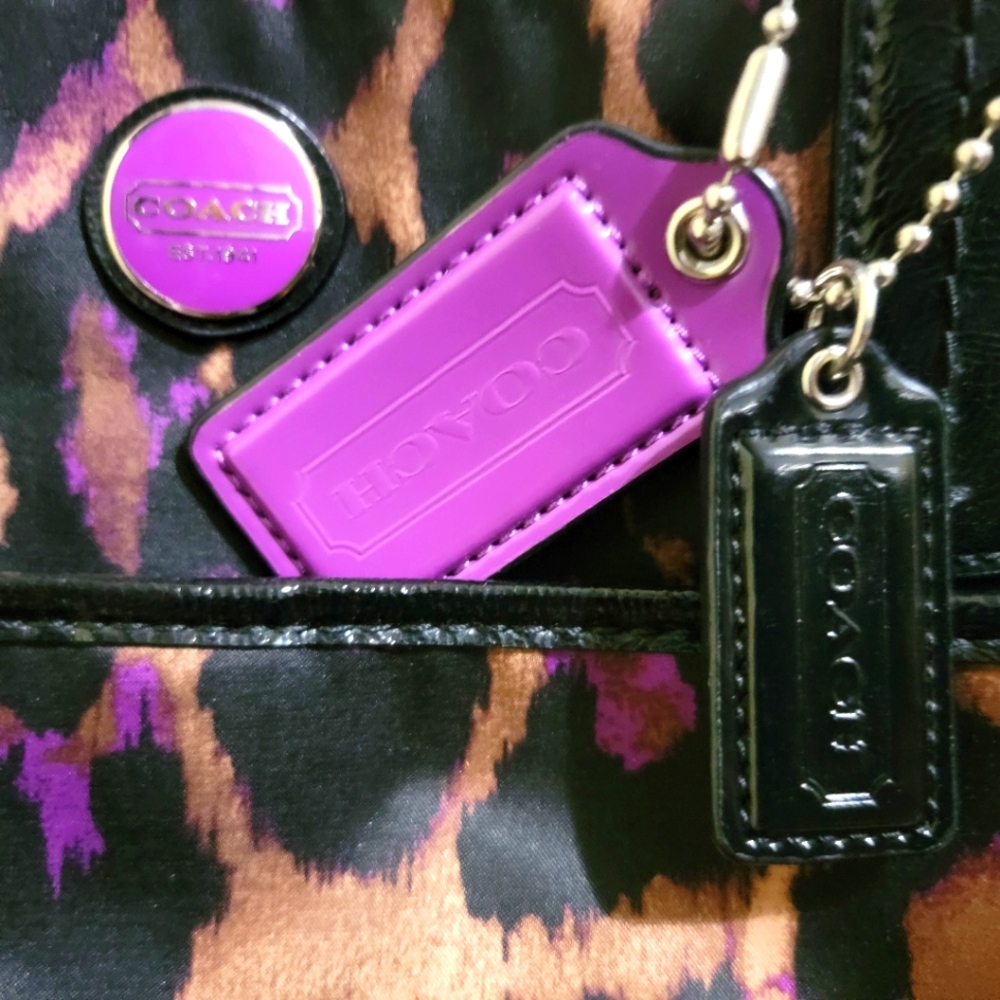 Purple Ocelot Coach purse.